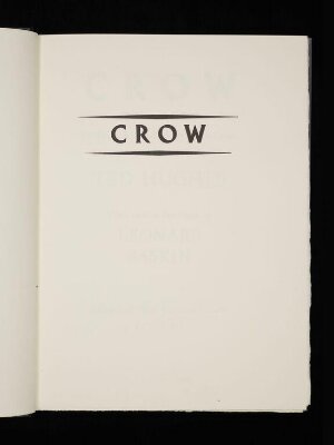 Crow : from the life and songs of the crow