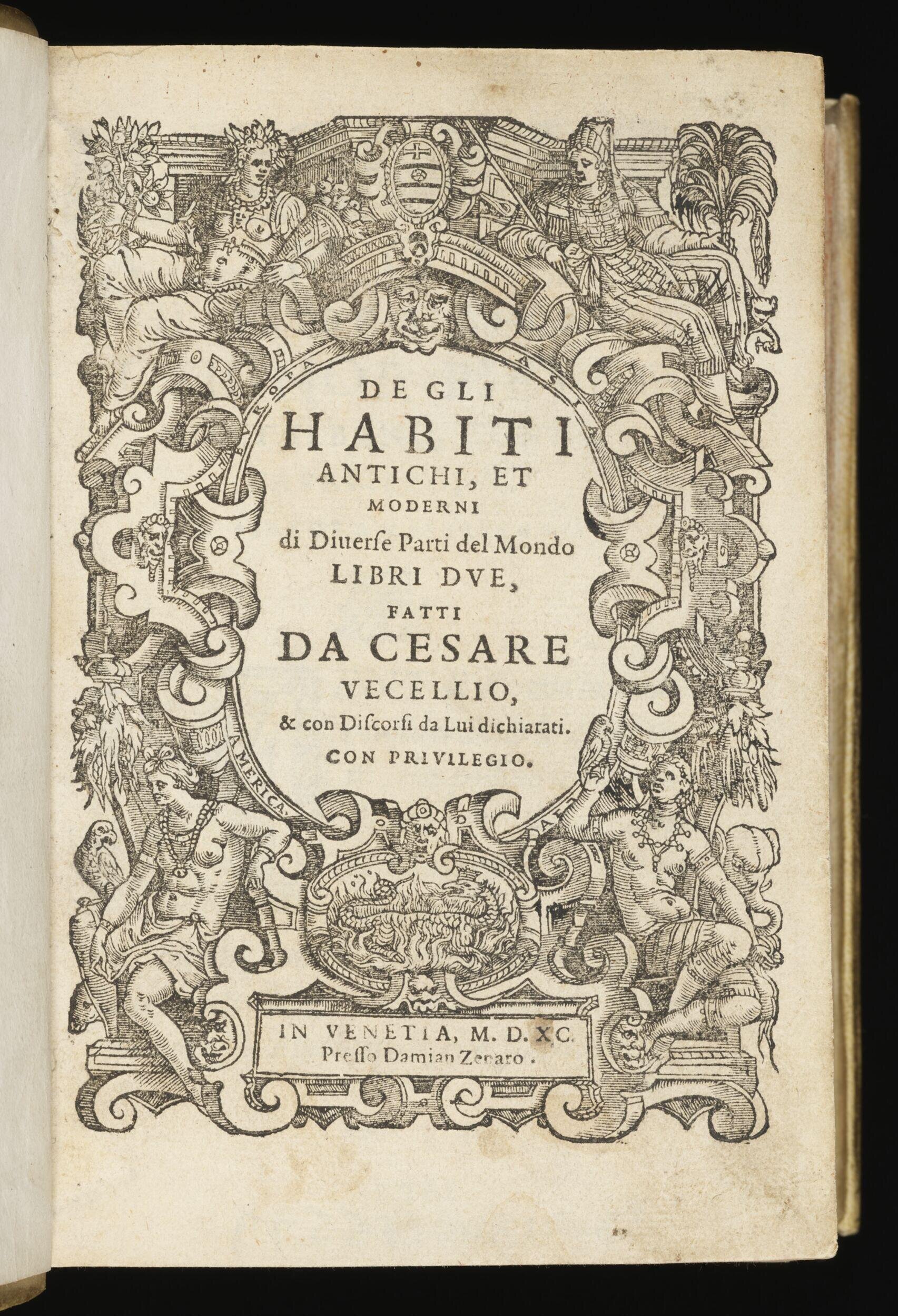 De gli habiti antichi et moderni