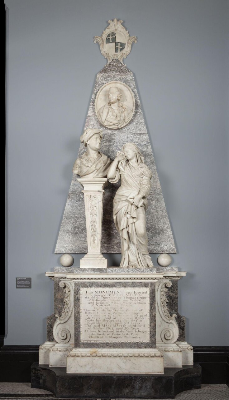 Marble monument to Thomas Crosse and Robert Crosse top image