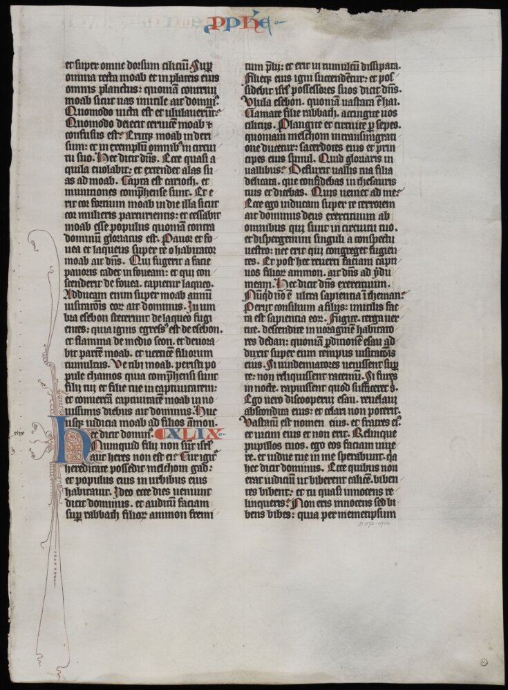 Leaf from the Teutonic Knights Bible top image