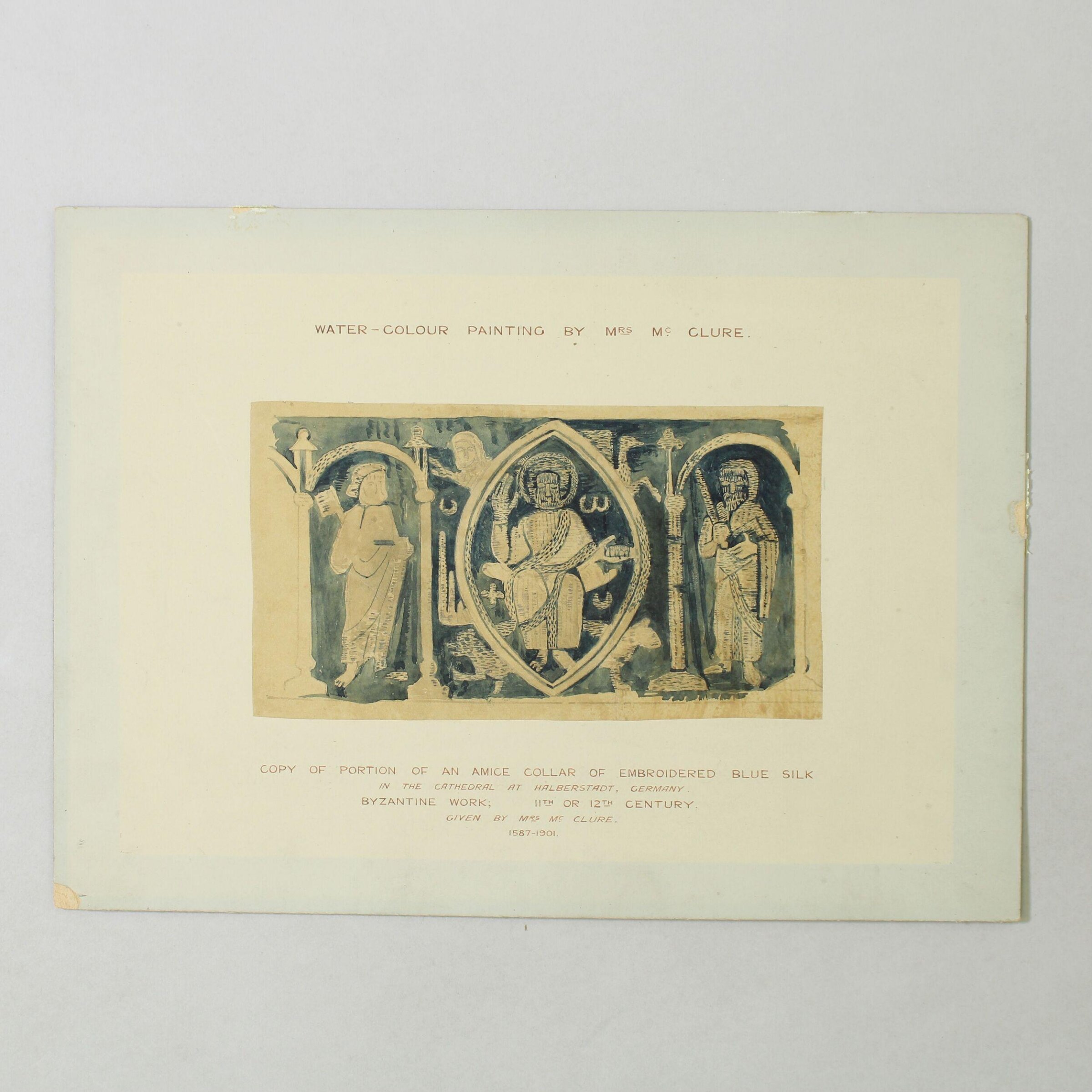 Painting, M. L. McClure, September 1901