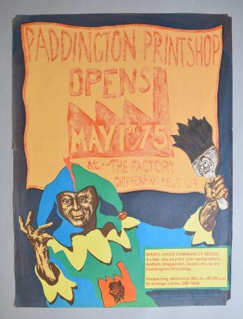 Paddington Printshop poster 