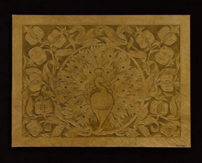 Leather panel