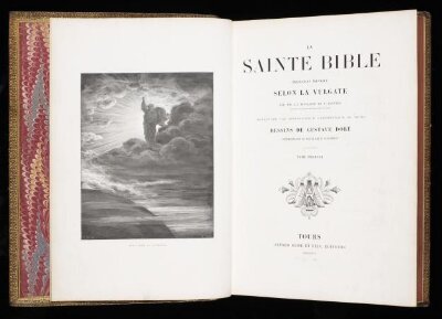 La sainte Bible, with illustrations after drawings by Gustave Doré, vol. 1