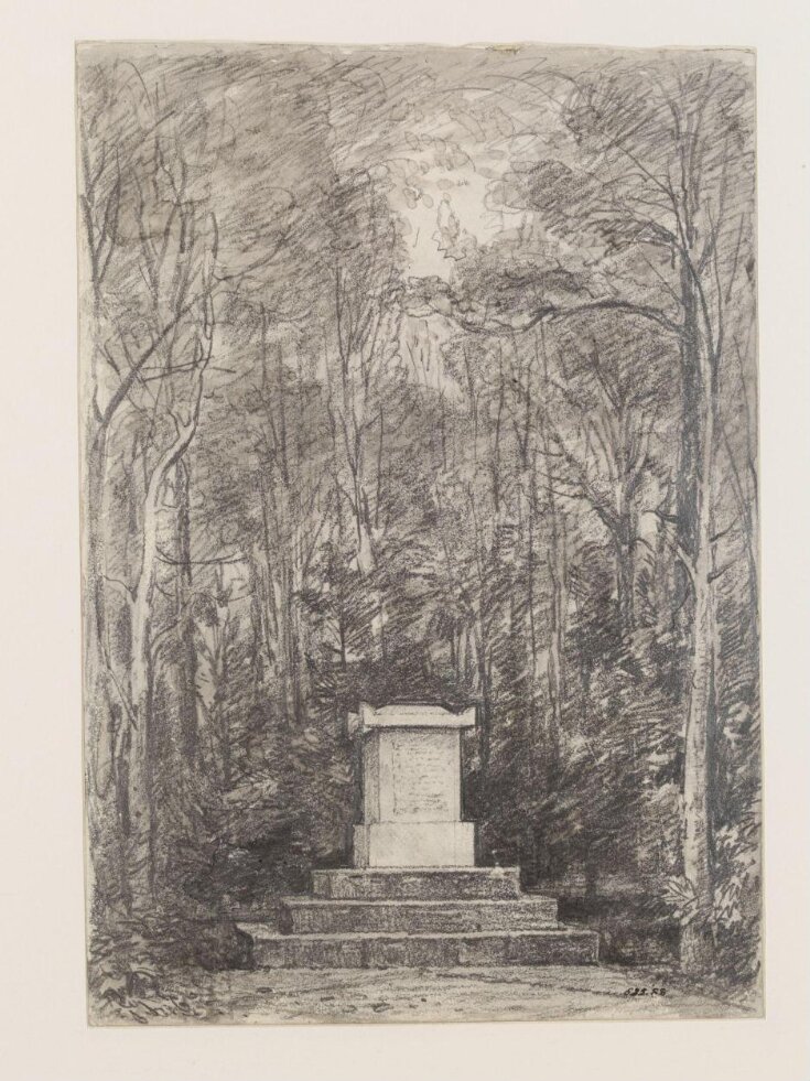 Cenotaph to Sir Joshua Reynolds amonst lime trees in the grounds of Coleorton Hall top image