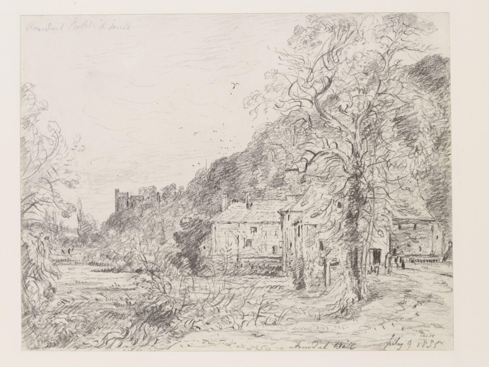 Arundel Mill and Castle., John Constable, 09/07/1835