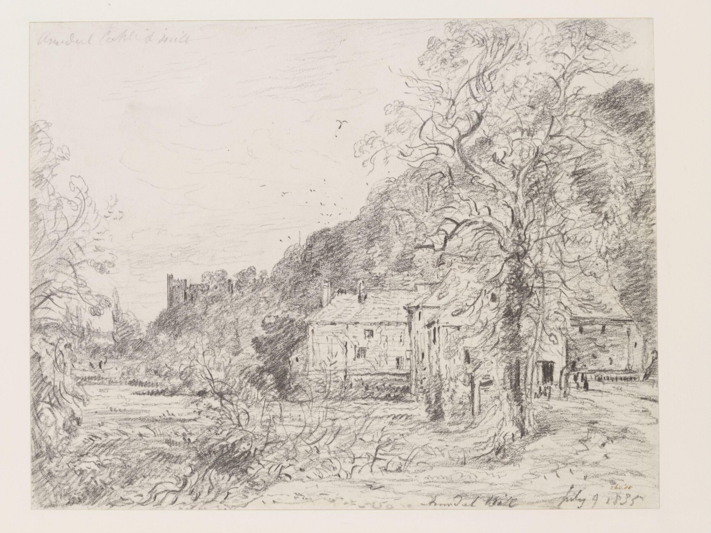 Arundel Mill and Castle., John Constable, 09/07/1835