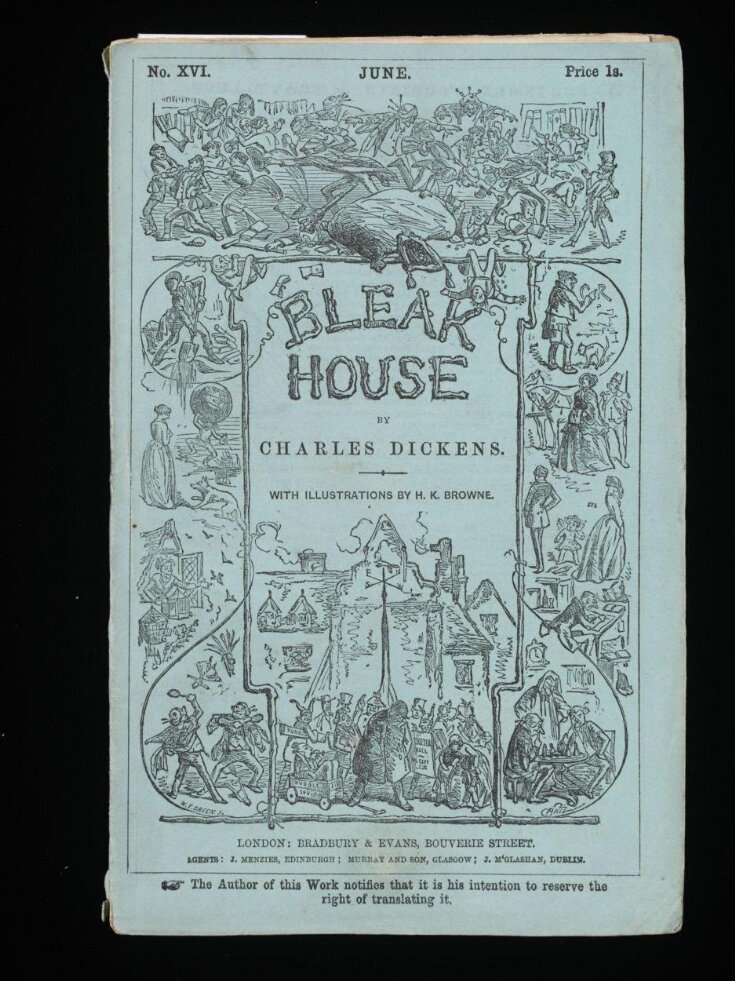 Bleak House, monthly instalment, part XVI top image