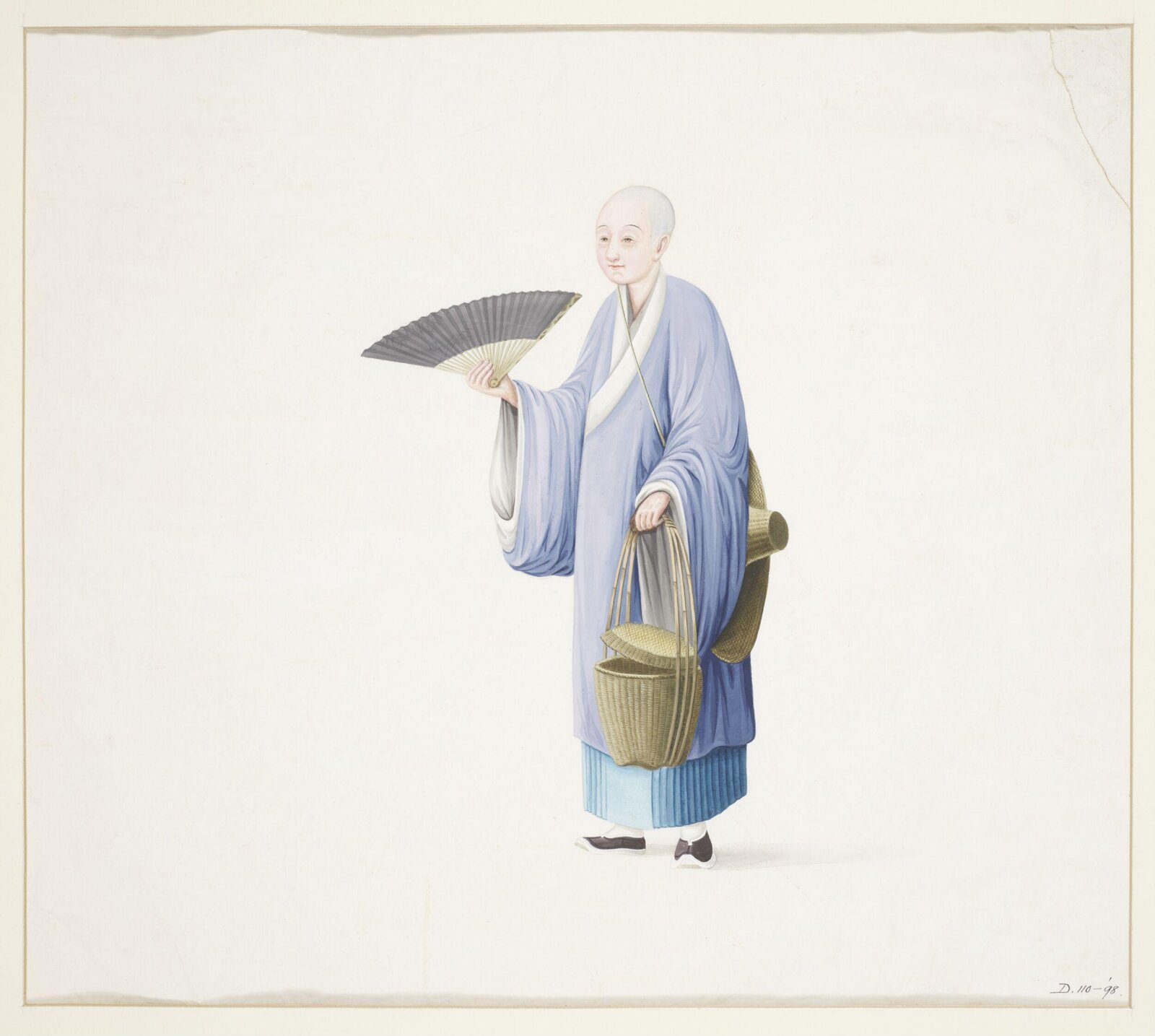 A Buddhist Nun Delivering Soup, ca. 1790