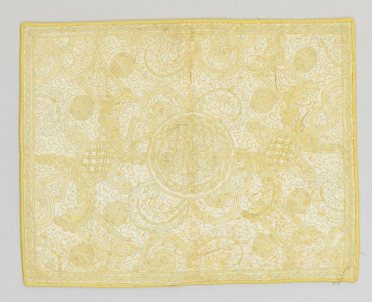 Cushion cover, 1700-1725
