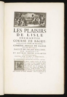 Les plaisirs de l'Isle enchantée