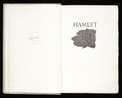 The tragedie of Hamlet, prince of Denmarke