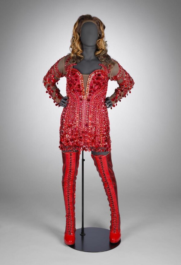 Costume worn by Matt Henry as Lola in <i>Kinky Boots</i>