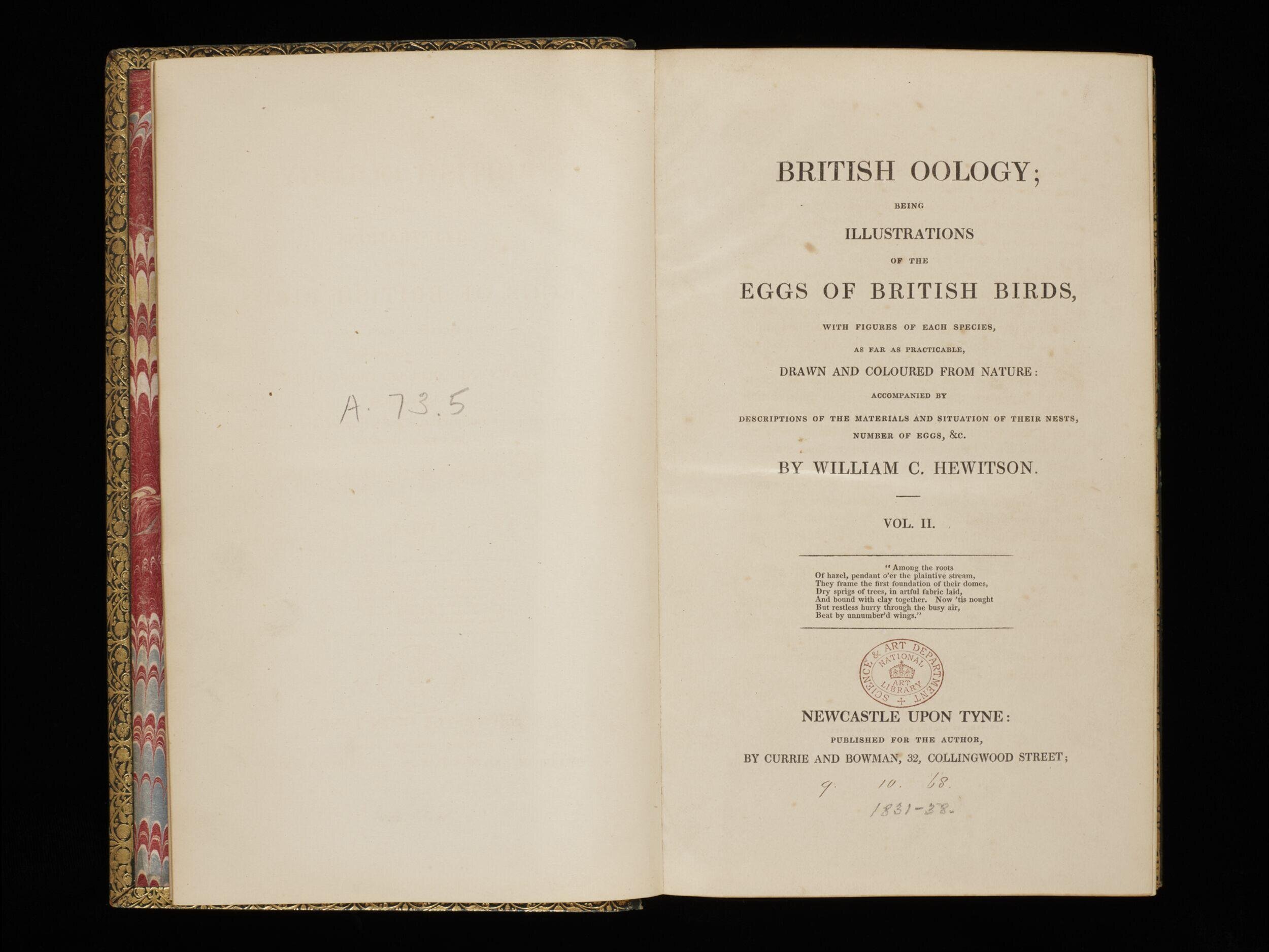 British oology: being illustrations of the eggs of British birds
