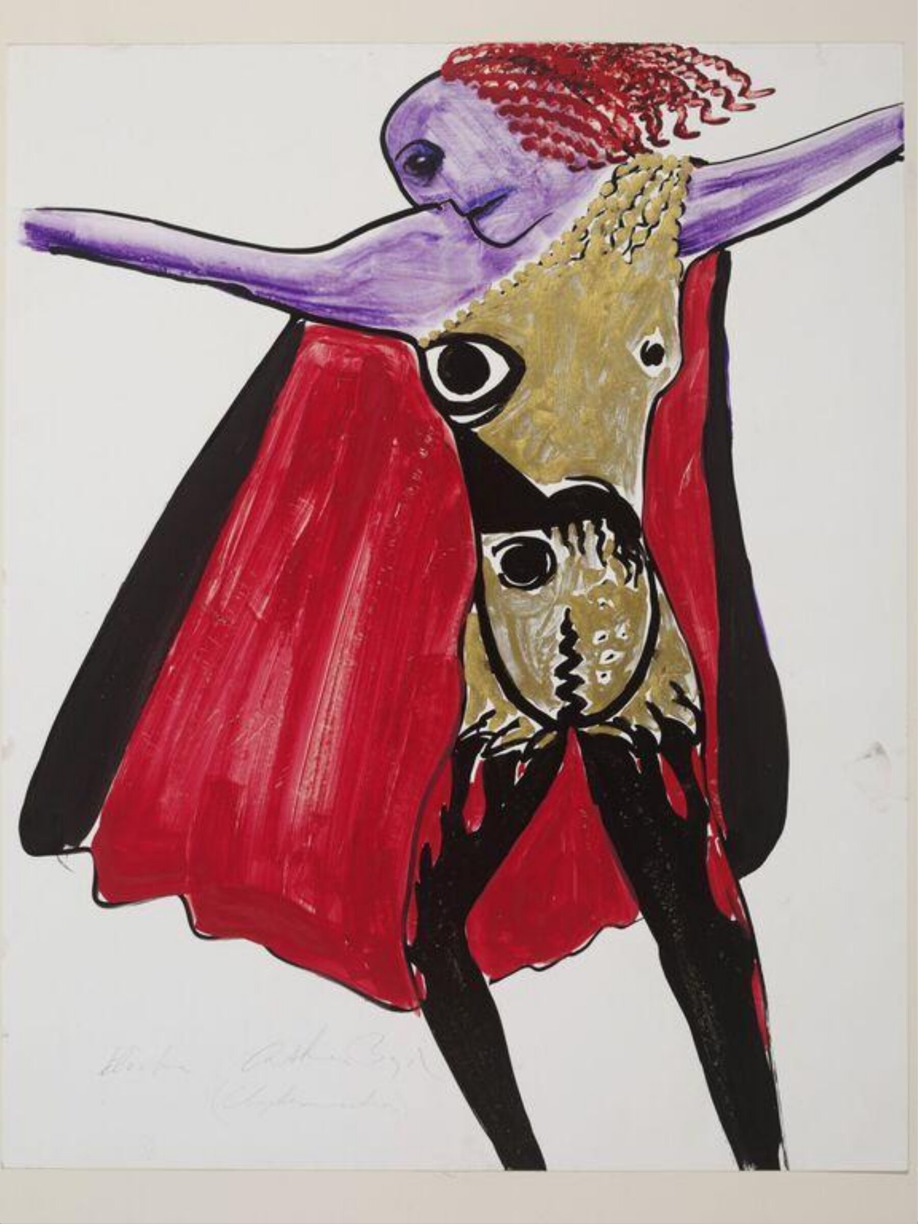 Drawing, Arthur Boyd, ca.1963