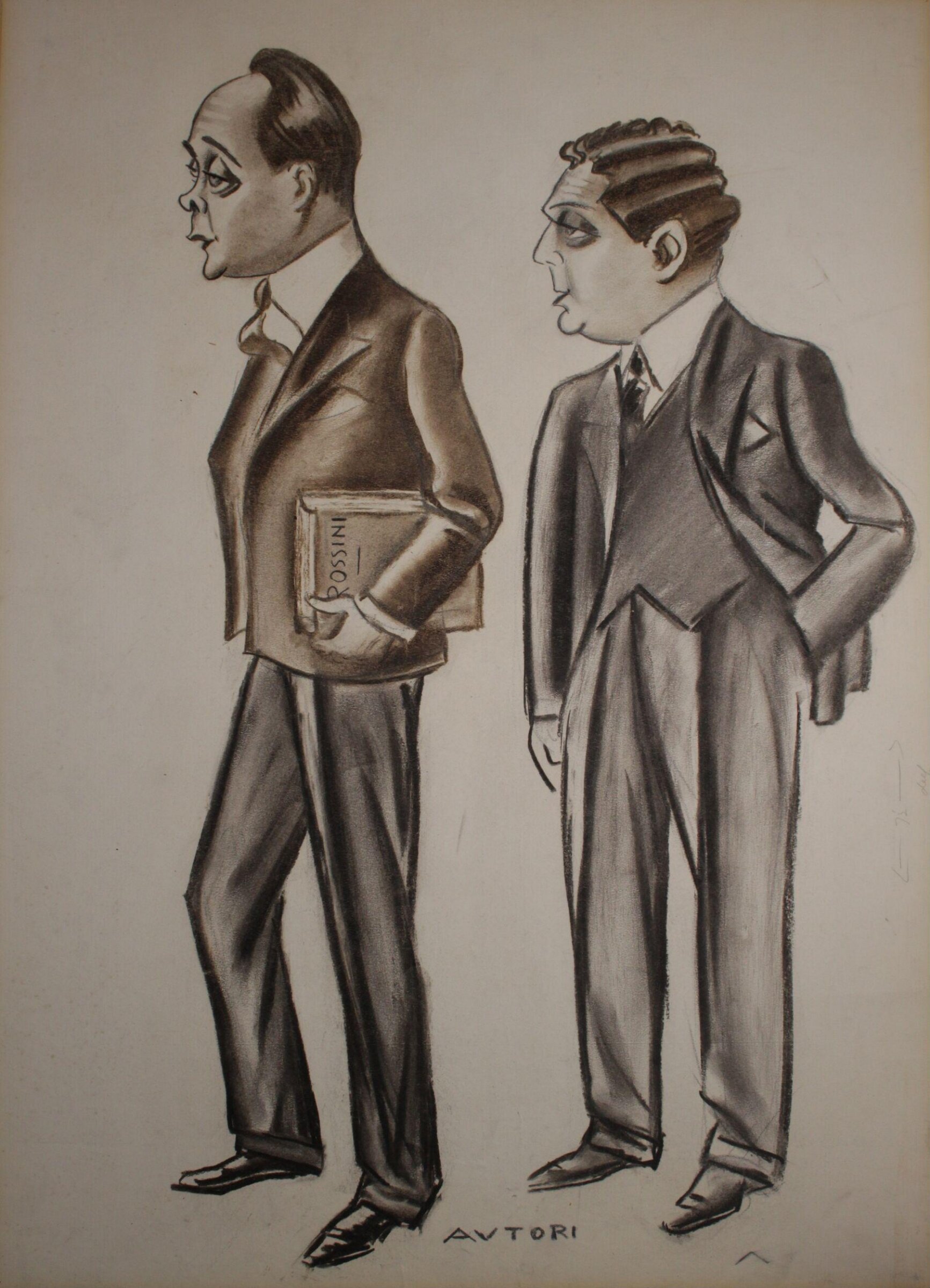 Portrait of Geoffrey and Francis Toye, Fernando Autori, ca.1934