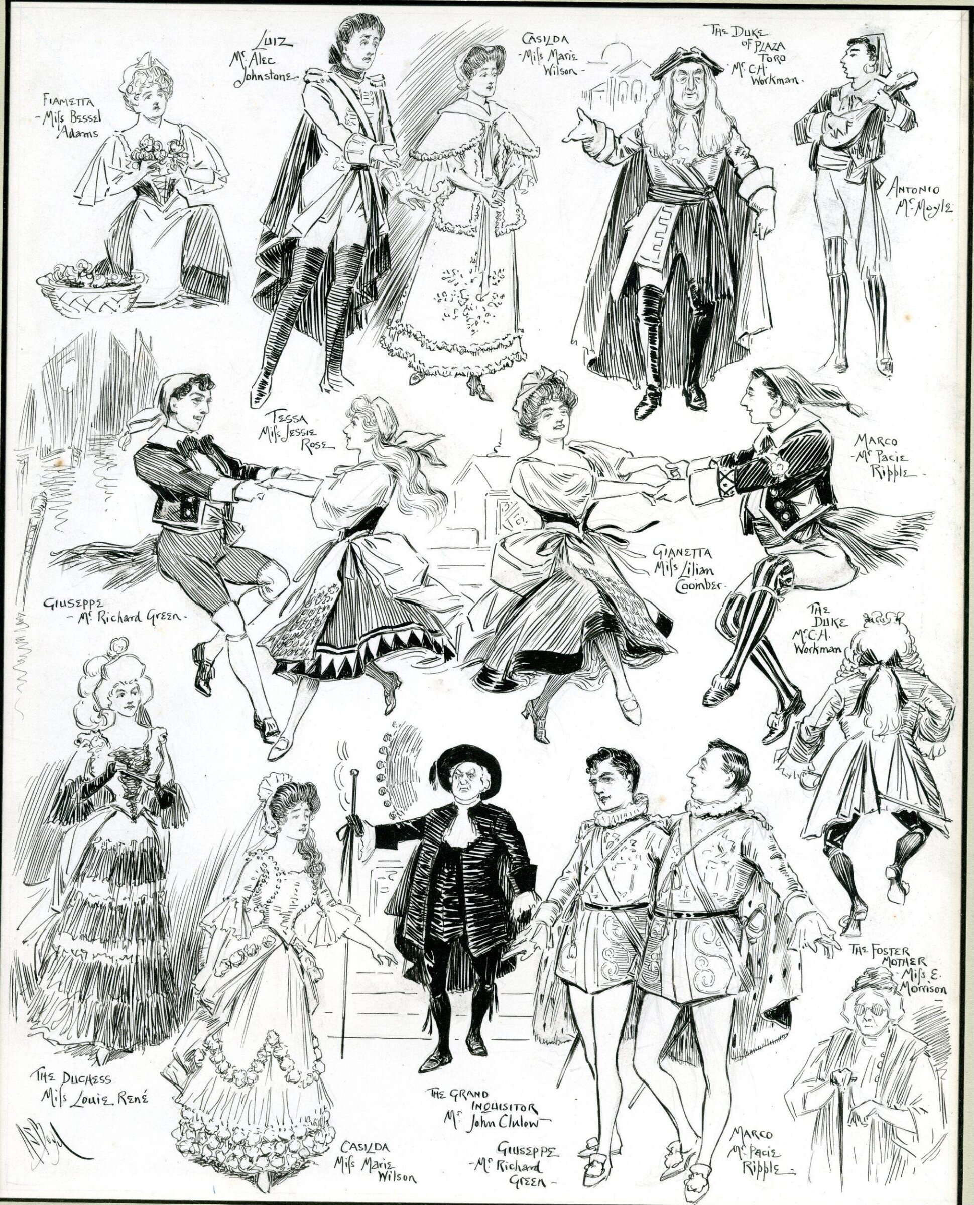 The Gondoliers at the Savoy Theatre, 22nd January 1907, A.S. Boyd, 1907