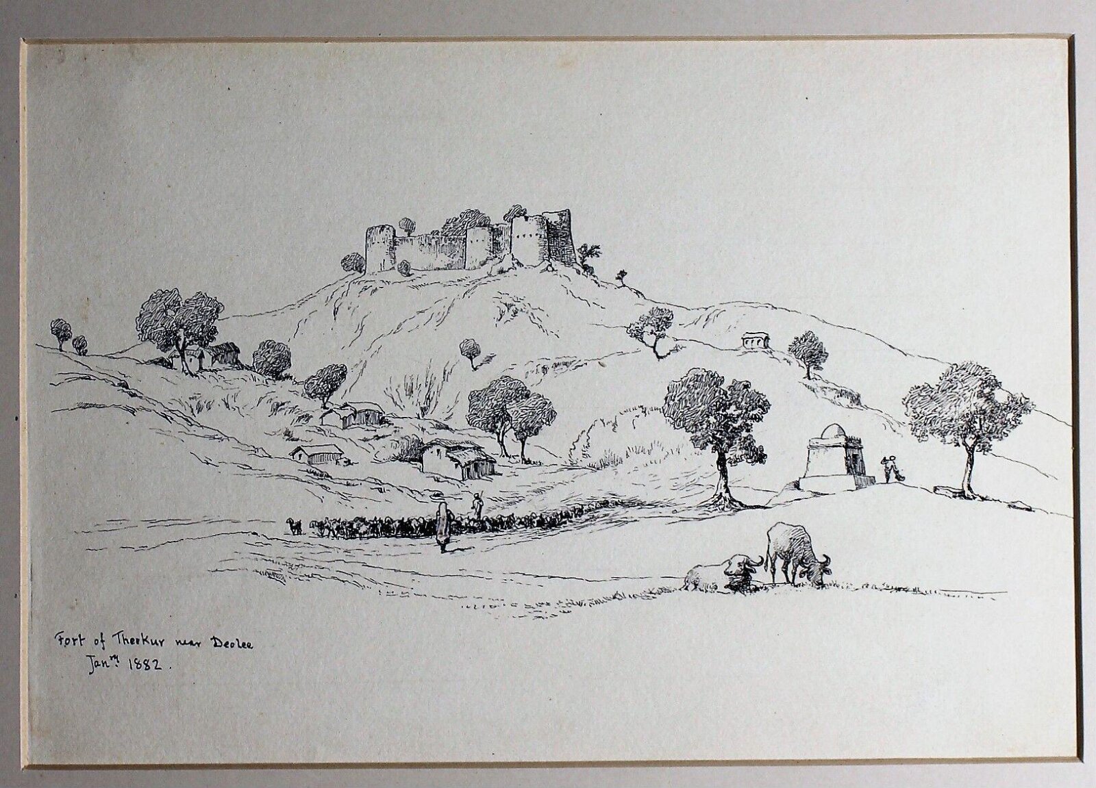 Drawing, Frederick William Alexander De Fabeck, 1882