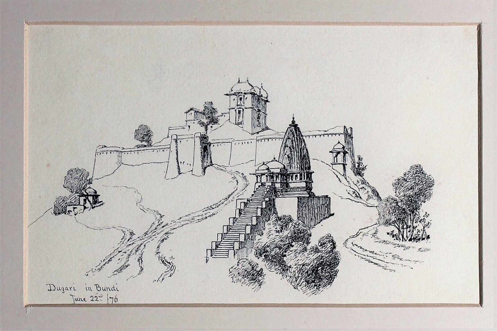 Drawing, Frederick William Alexander De Fabeck, 1876