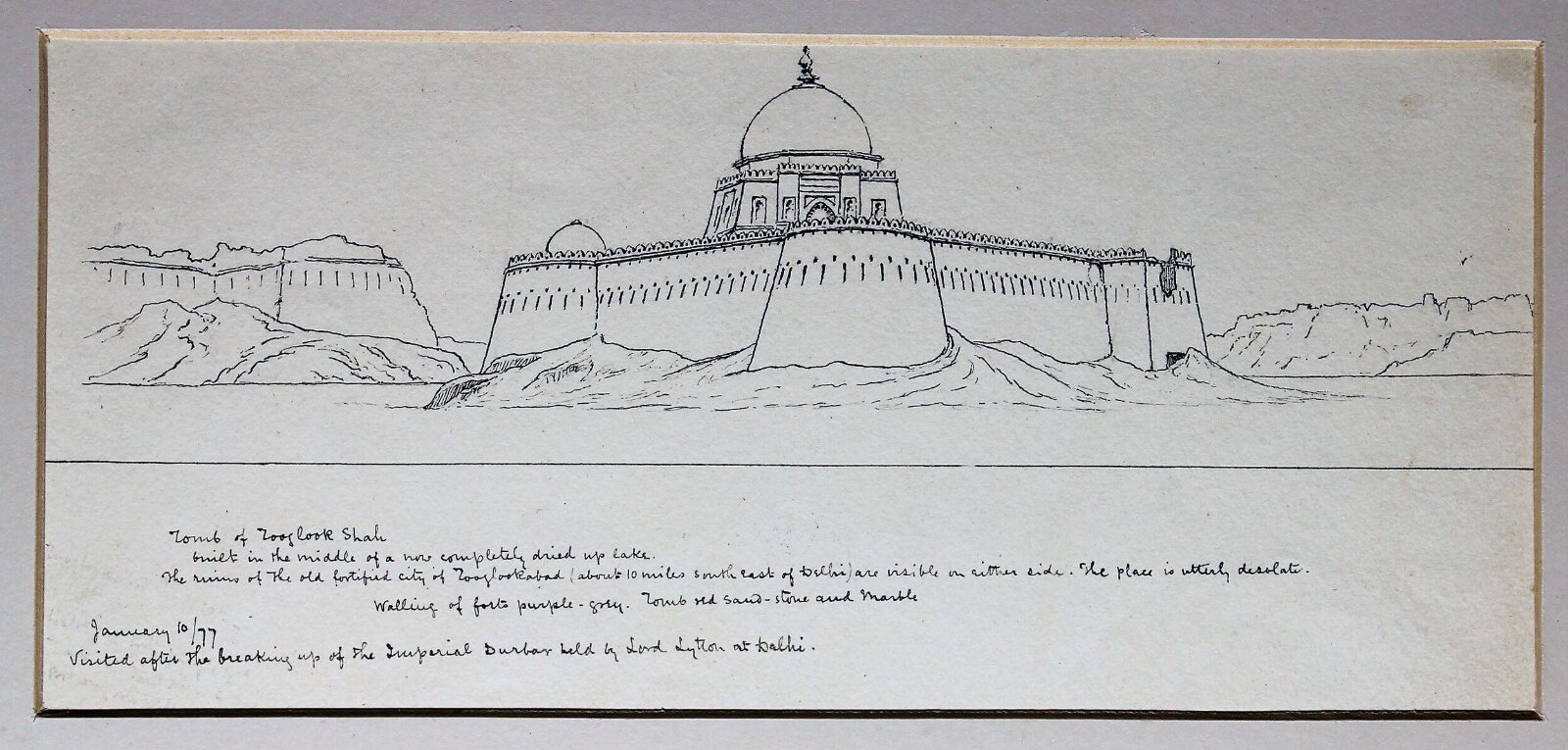 Drawing, Frederick William Alexander De Fabeck, 1877