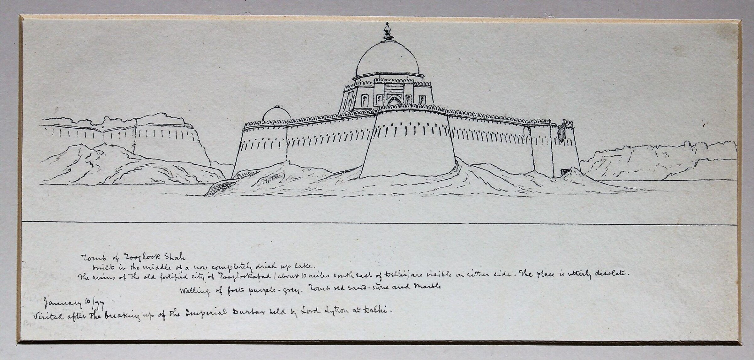 Drawing, Frederick William Alexander De Fabeck, 1877