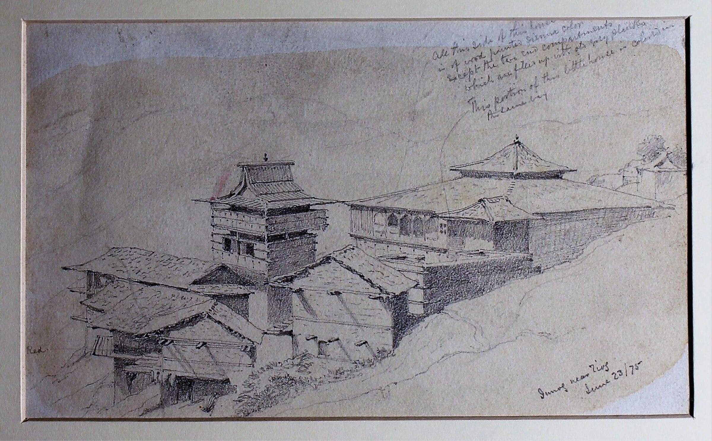 Drawing, Frederick William Alexander De Fabeck, ca. 1875