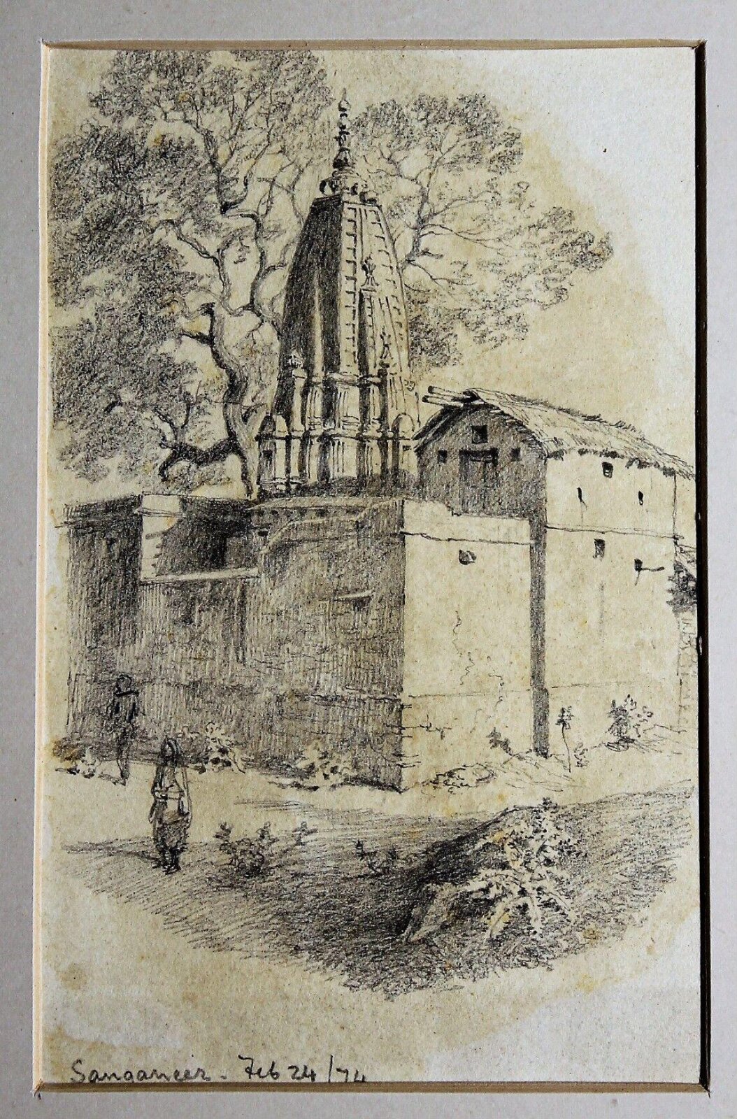 Drawing, Frederick William Alexander De Fabeck, 1874