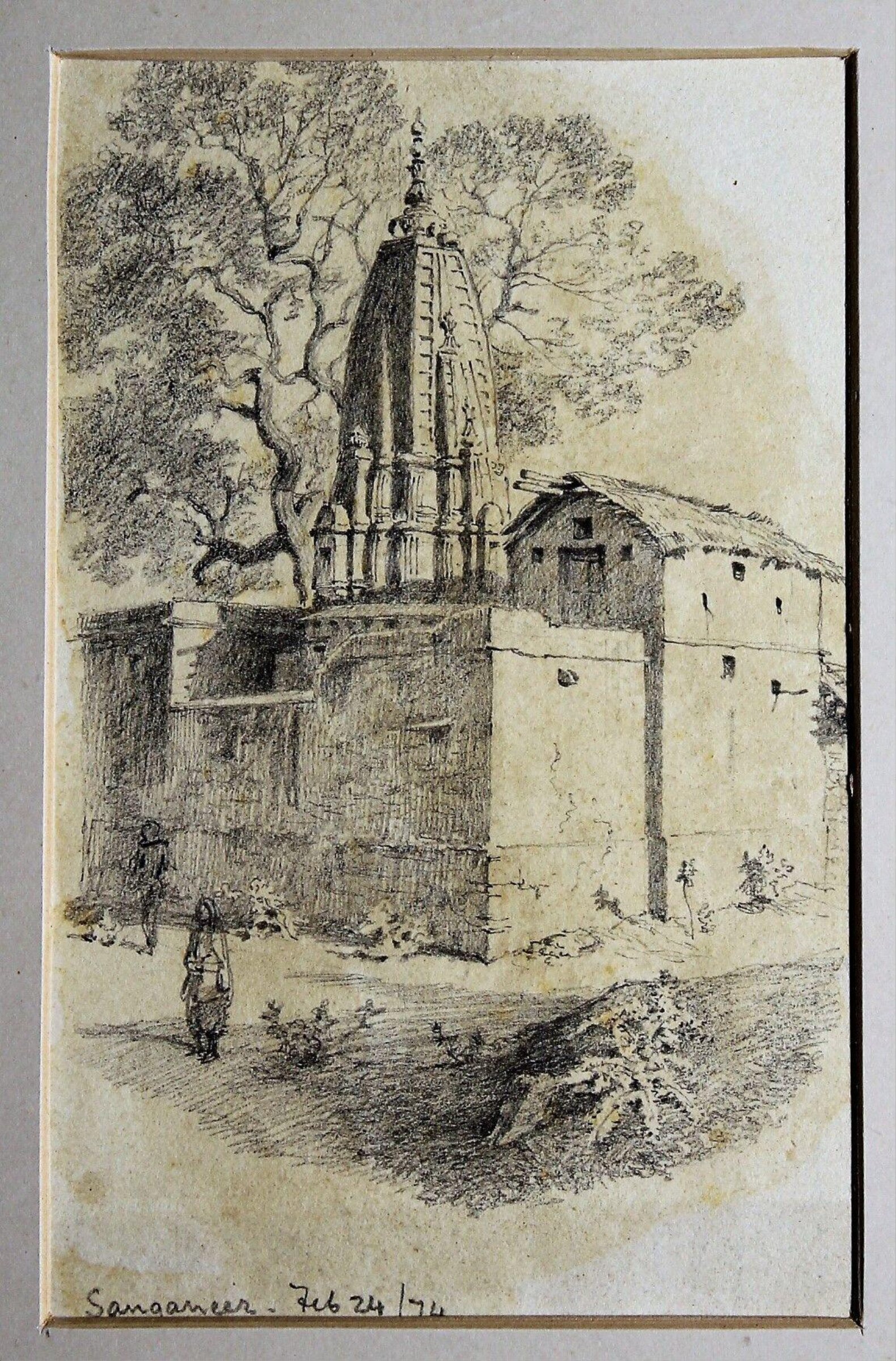 Drawing, Frederick William Alexander De Fabeck, 1874