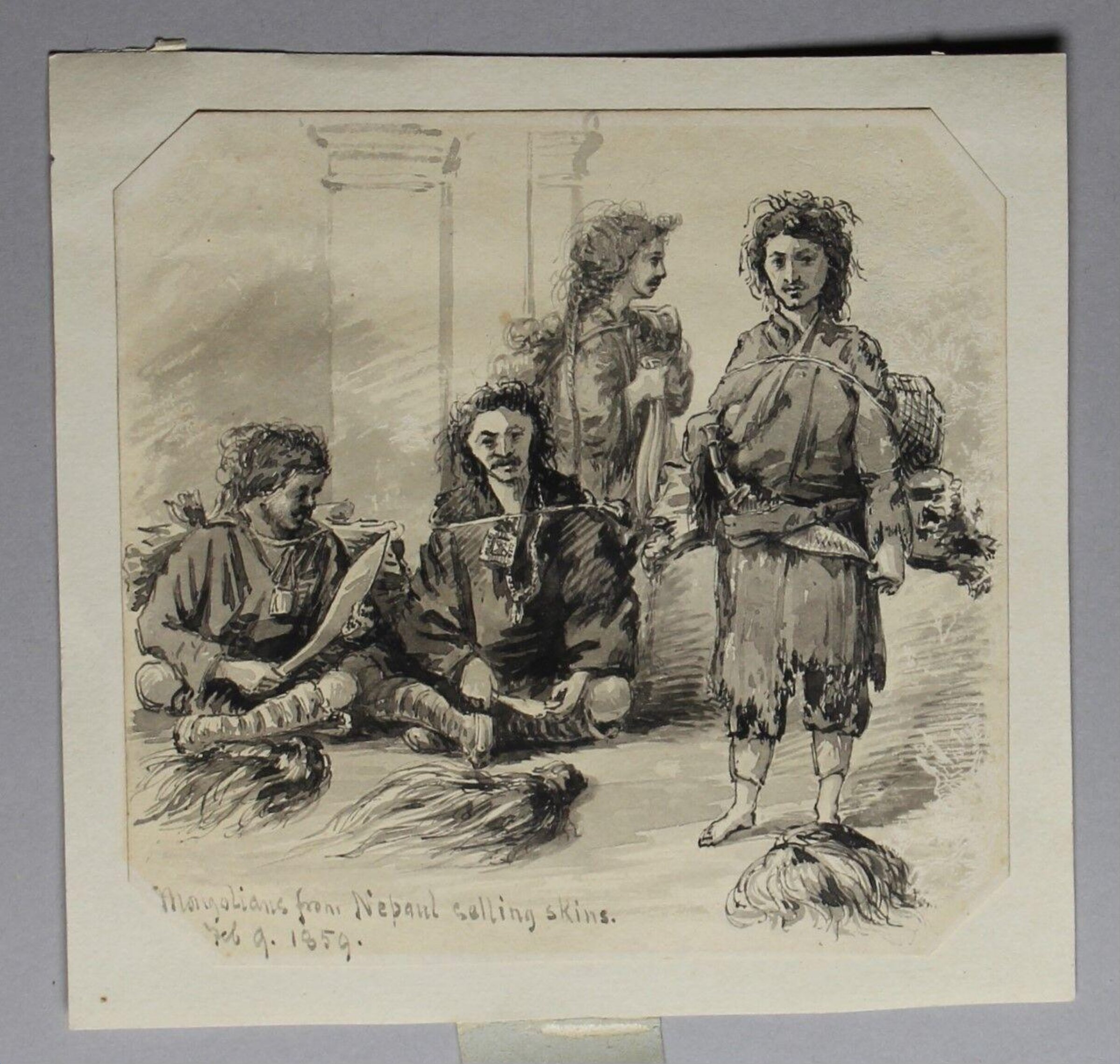 Drawing, Frederick William Alexander De Fabeck, ca. 1860 - ca. 1890