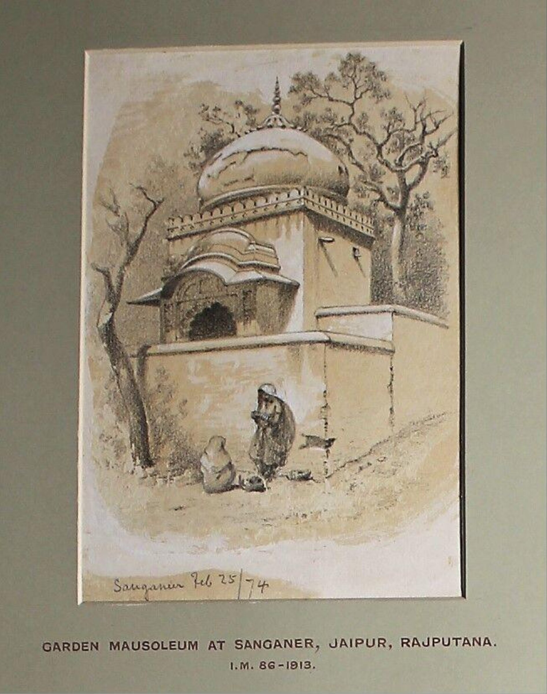 Drawing, Frederick William Alexander De Fabeck, 1874