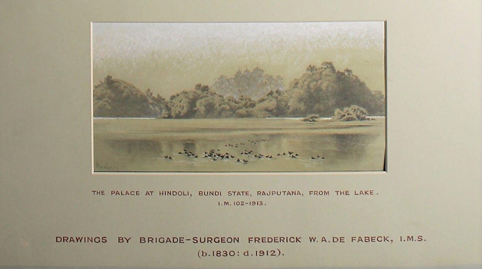 Drawing, Frederick William Alexander De Fabeck, 1876