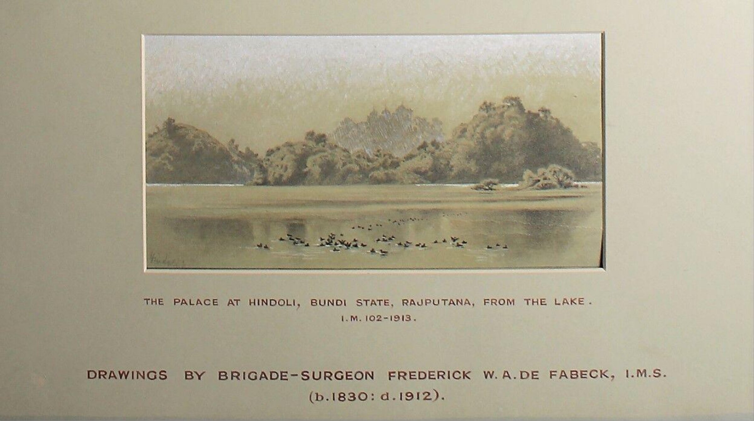 Drawing, Frederick William Alexander De Fabeck, 1876