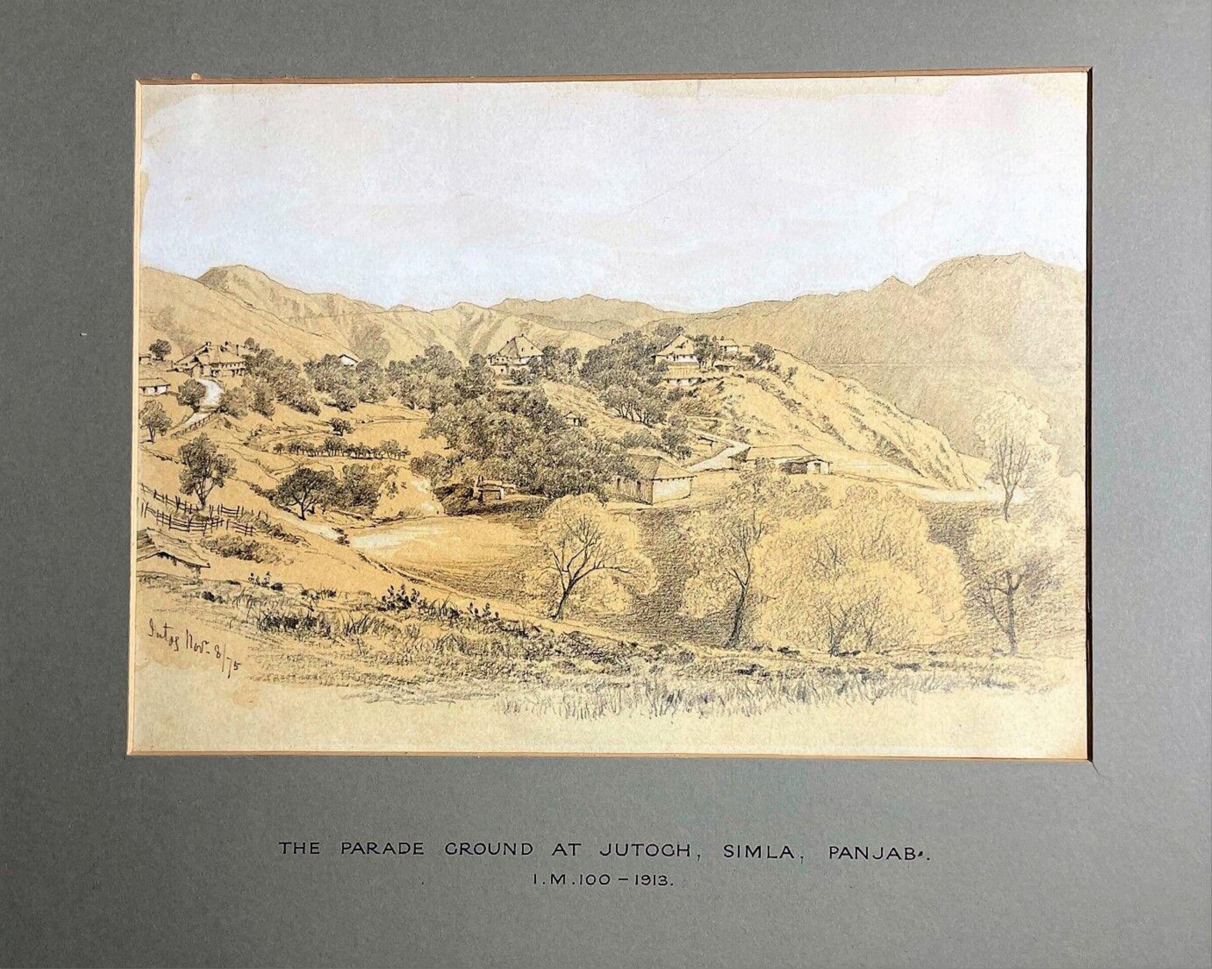 Drawing, Frederick William Alexander De Fabeck, 1875