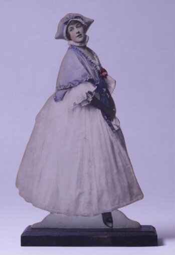 Souvenir cutout of Helen Gilliland as Casilda in The Gondoliers