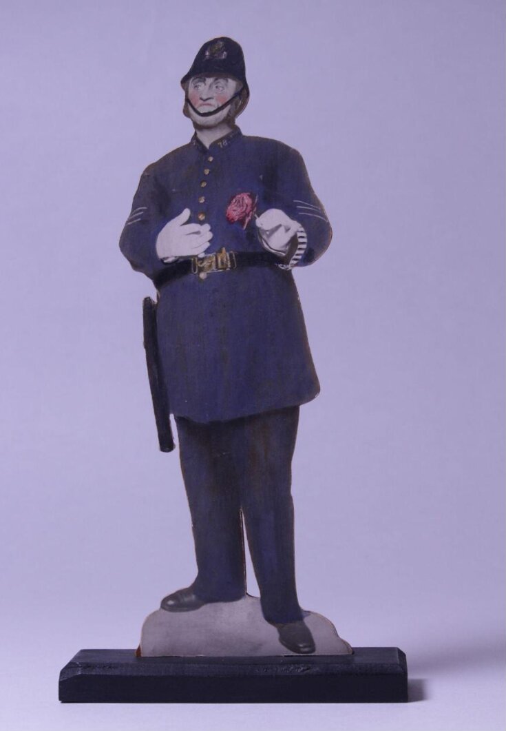 Souvenir cutout of Leo Sheffield as the Sergeant of Police in The Pirates of Penzance top image