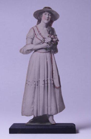 Souvenir cutout of Catherine Ferguson as Cousin Hebe in HMS Pinafore