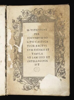 M. Vitruvius per Iocundum solito castigatior factus cum figuris et tabula ut iam legi et intelligi posit