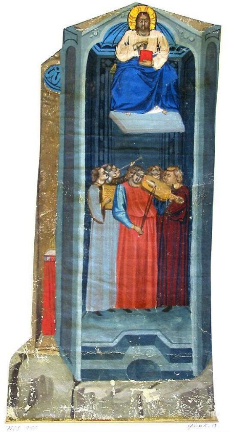 Manuscript cutting (early 14th century) by Ugolino di Nerio