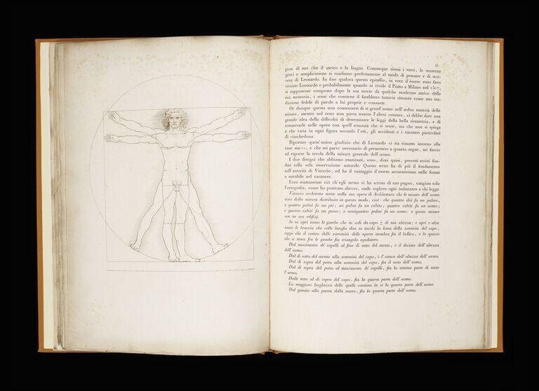 Delle opinioni di Leonardo da Vinci intorno alla simmetria de' corpi umani : discorso