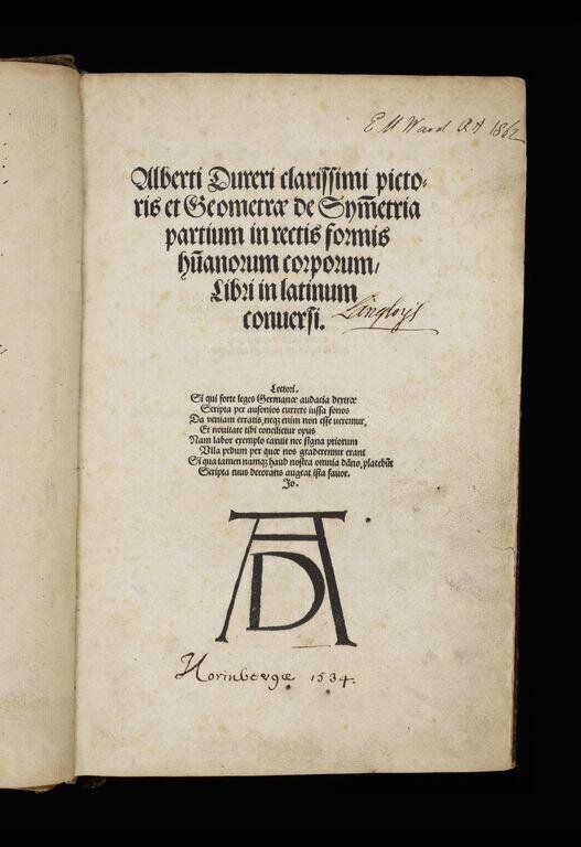 Clariss. pictoris et geometræ Alberti Durer