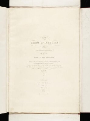 The birds of America