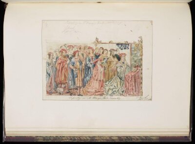 Drawings of 'Examples [of gothic architecture]' not published