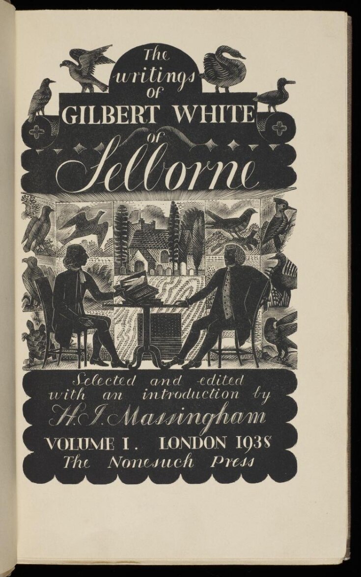 The writings of Gilbert White of Selborne image