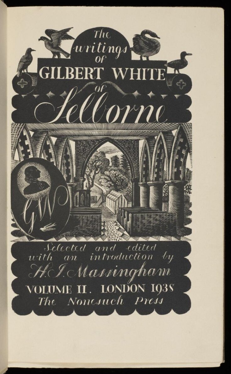 The writings of Gilbert White of Selborne image