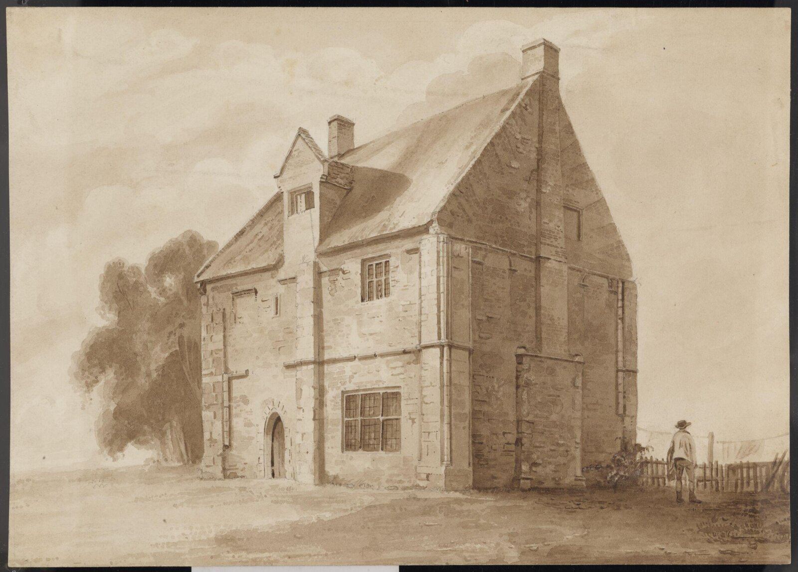 Winnold House, Norfolk, George Cattermole, ca. 1825-1868