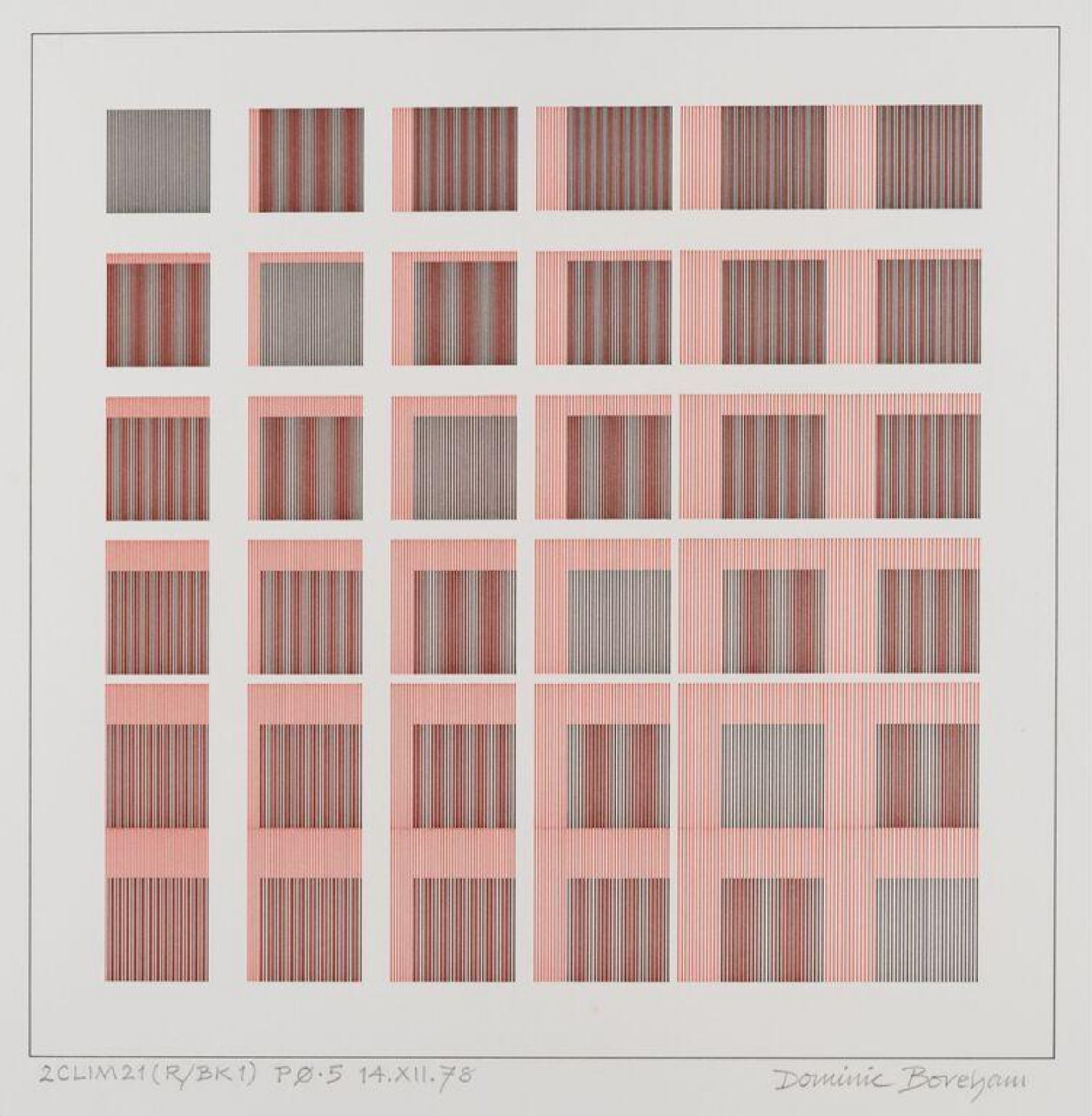 2CLIM21 (R/BK1) P0.5 14.XII.78, Dominic Boreham, 1978