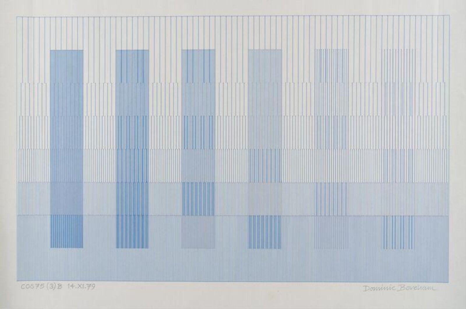 COS75 (3)B 14.XI.79, Dominic Boreham, 1979
