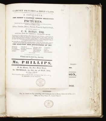  Picture catalogues, XIV, 1829-1833