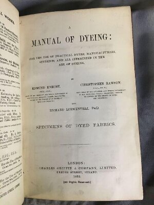 A Manual of dyeing