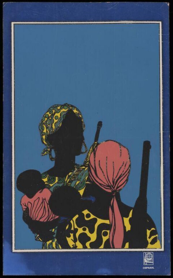 Africa OSPAAAL poster | Emory Douglas | Abreu, Lazaro | V&A Explore The ...